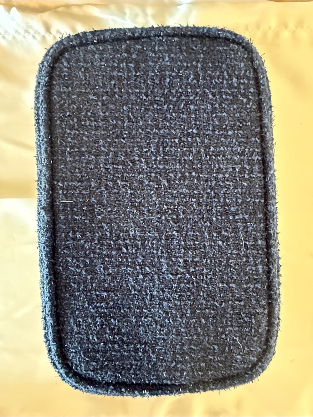 Chanel Beauté Black Tweed Cosmetic Pouch - Holiday Edition with Box - Picture 6 of 6